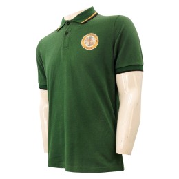 Customized color-contrasting flat machine-necked Polo shirt Design shirt with slits at the end Youth Development Fire Services Department Color-contrasting sleeves Heat transfer P1340 Customized color-contrasting flat machine-necked Polo shirt Design shirt with slits at the end Youth Development Fire Services Department Color-contrasting sleeves Heat transfer P1340
